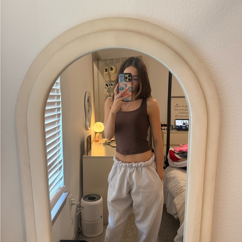 Women's Cream Joggers by Lounge